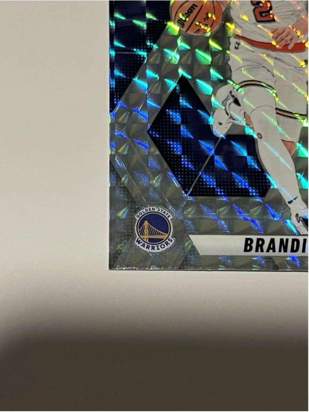 Brandin Podziemski 2024-25 Panini Mosaic #105 Silver Holo Prizm Warriors